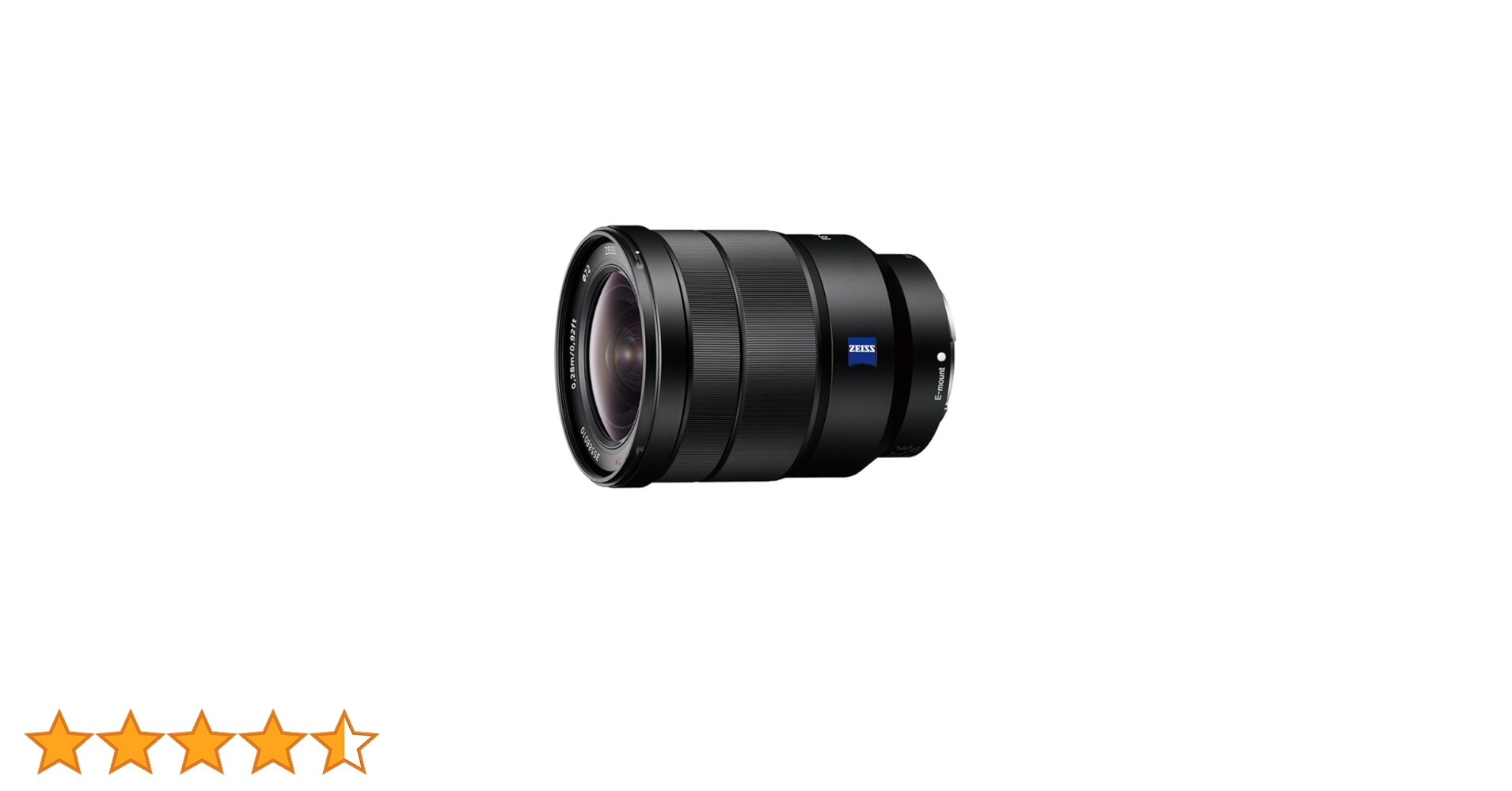 Sony E Mount Vario-Tessar® T* FE 16-35mm F4 ZA OSS Full-Frame Lens